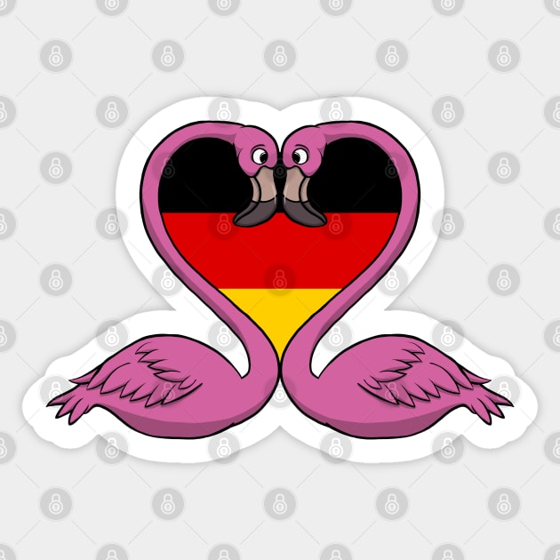 Flamingo Germany Sticker by RampArt